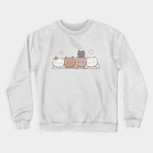 Kawaii Cat Crewneck Sweatshirt